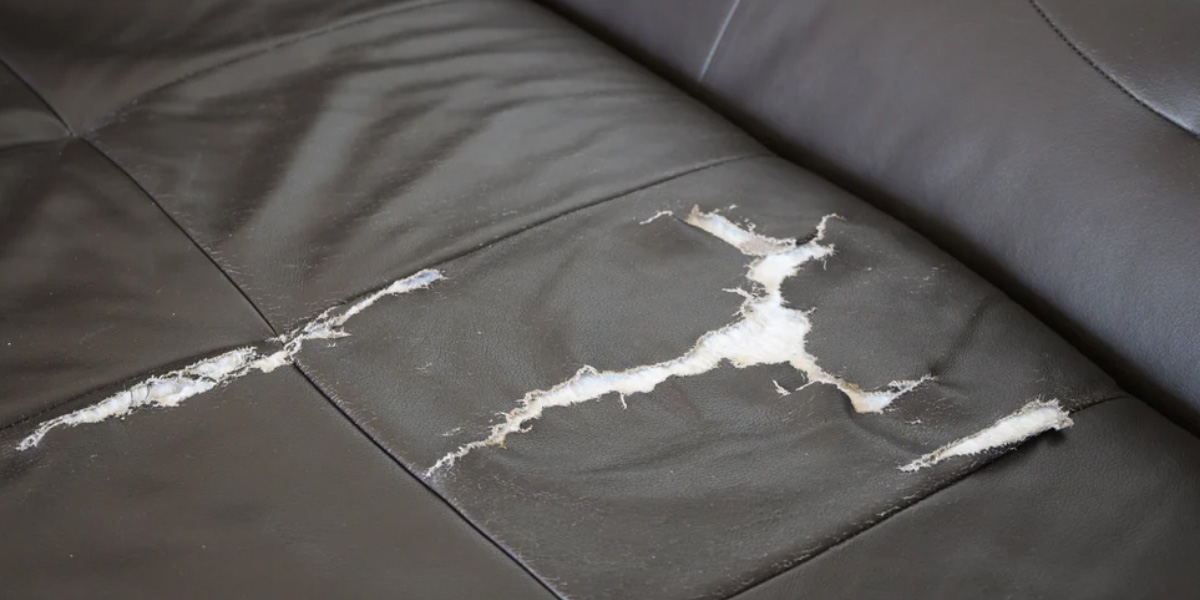 آموزش تصویری تعمیر مبل چرم پاره، پوسیده و ترکخورده 18 تعمیر پارگی مبل چرمی به کمک مقداری چرم همرنگ با خود مبل امکانپذیر است.