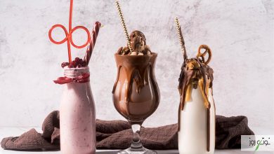 طرز تهیه انواع میلک شیک با طعمهای خواستنی 9 با شناخت انواع میلک شیک لحاظتی لذت بخش و خاطره انگیز خواهید داشت.