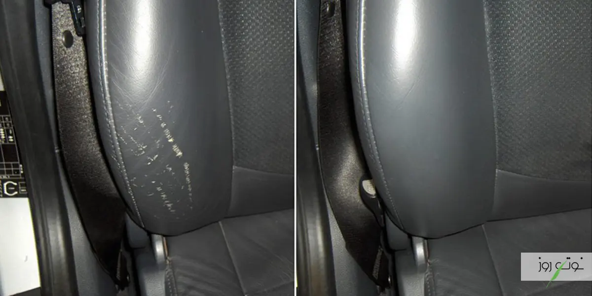 ترمیم خراش روی چرم با چند روش کاربردی 3 ترمیم زدگی روی چرم