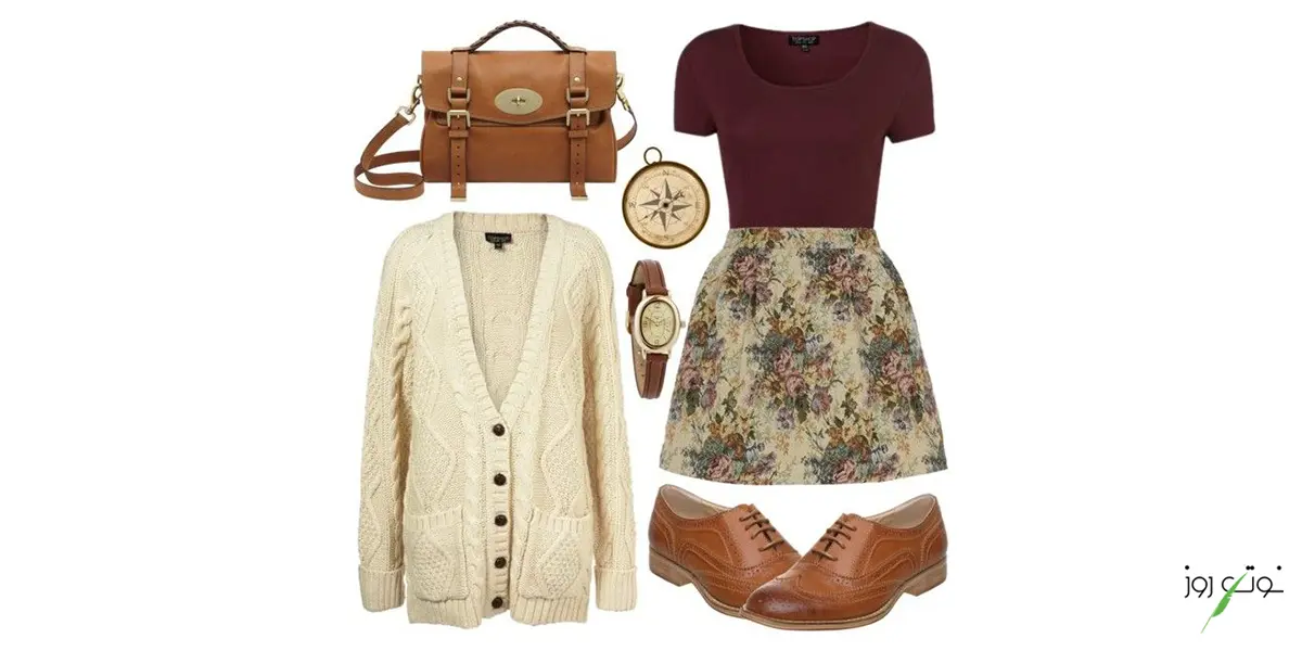 استایل رترو سفری به تاریخ و تداعی نوستالژی 5 لباس های استایل رترو