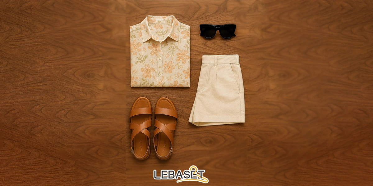 7 ایده استایل ساحلی زنانه و مردانه برای روزهای گرم سال 16 استایل ساحلی با صندل بنددار