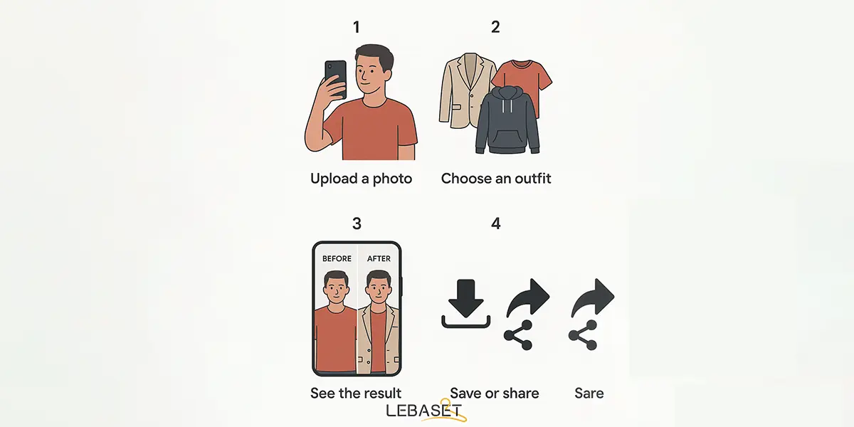 Doppl گوگل چیست؟ تجربه پوشیدن لباس با هوش مصنوعی همین حالا روی گوشی شما! 2 آموزش استفاده از doppl گوگل