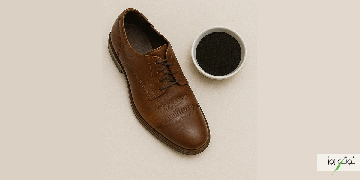 چگونه بوی بد کفش چرم را از بین ببریم؟ 4 از بین بردن بوی کفش چرم با ذغال