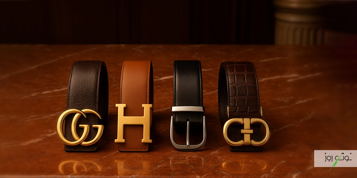 راهنمای خرید کمربند چرمی | انتخاب سایز مناسب و ست کردن با استایل ها 7 کمربند چرم برند