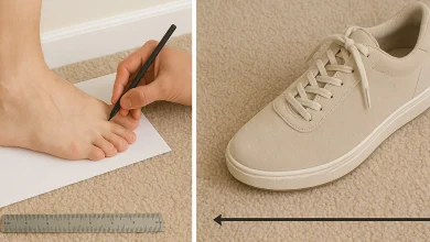 راهنمای اندازه گیری پا و انتخاب سایز کفش 35 راهنمای سایز کفش چرم