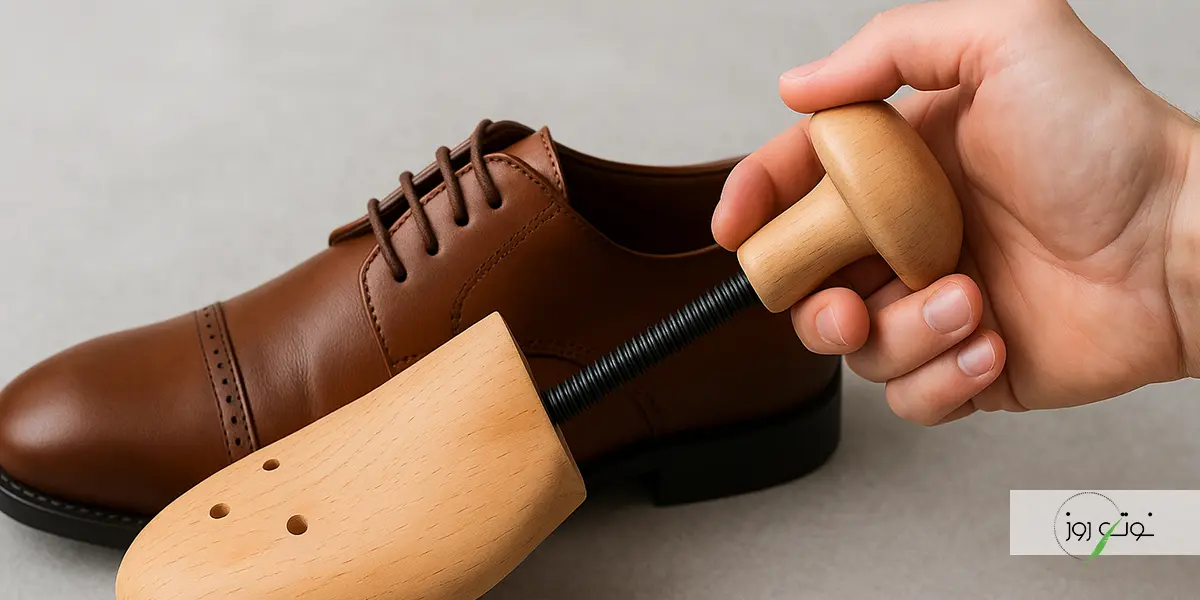 چگونه کفش تنگ را گشاد کنیم؟ 4 استفاده از قالب برای گشاد کردن کفش
