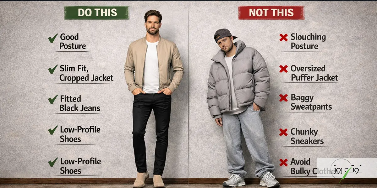 انتخاب استایل مناسب برای قد کوتاه: راهنمای جامع برای این که بلندتر به نظر بیایید 3 استایل مناسب قد کوتاه برای مردان