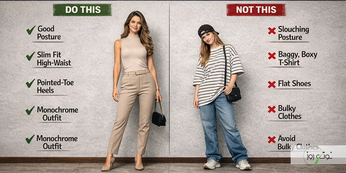انتخاب استایل مناسب برای قد کوتاه: راهنمای جامع برای این که بلندتر به نظر بیایید 2 استایل مناسب قد کوتاه برای خانم ها